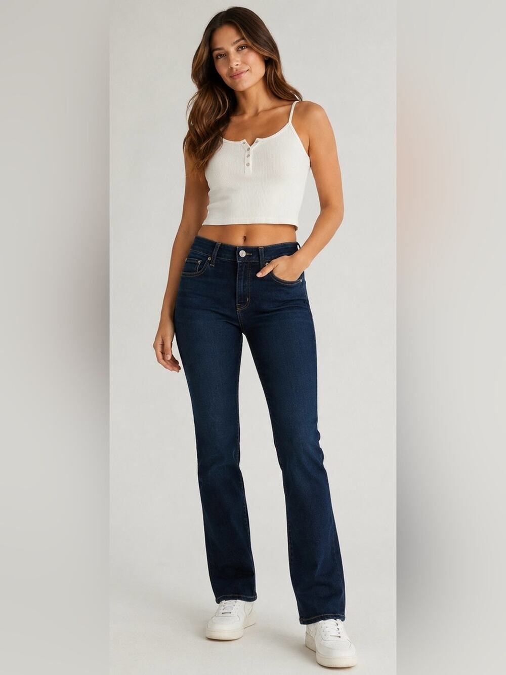 American Eagle Outfitters Size 10 X-Long Straight Leg Jeans